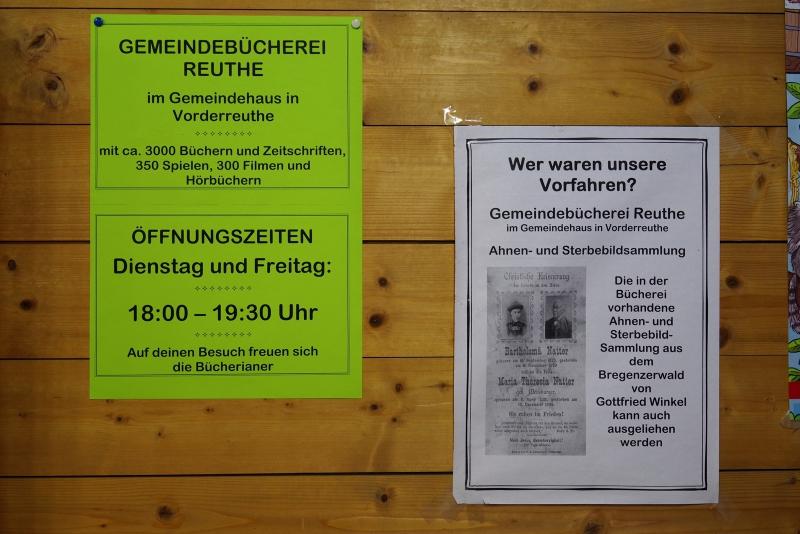 Gemeindebücherei & Spielothek Reuthe